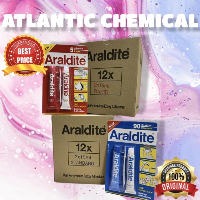 Araldite Merah Biru / Lem Araldite