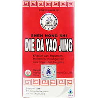 DIE DA YAO JING - Obat Merah Cina (Asli SSA) ~ untuk Mengatasi Luka Jatuh..Memar..Keseleo..Terkilir