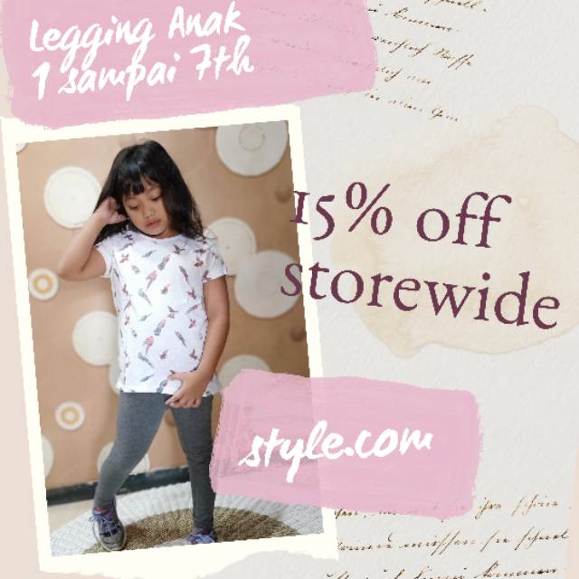 [Fashion Anak] LEGGING ANAK SPANDEK SUPER