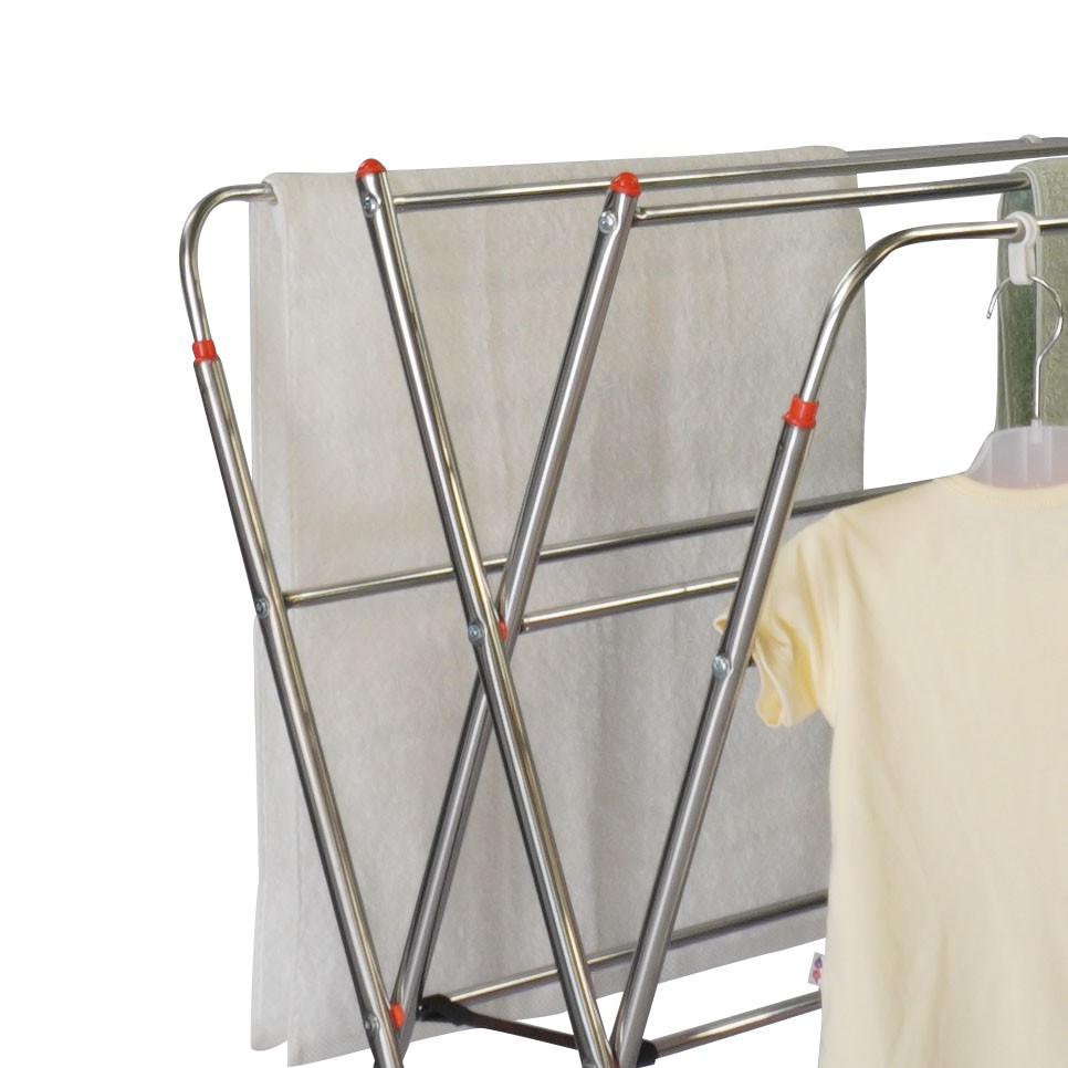 PROMO MENARIK Jemuran Pakaian Rak Handuk Stainless 12 Palang 1 Meter Super Murah  - RH12