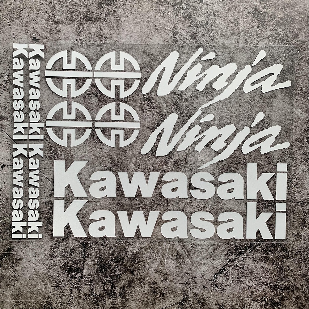 Stiker Reflektif logo Kawasaki Ninja Vulcan H2 H2R Z250 Z300 Z400 Z750 Z900 ZX-6R ZX10R