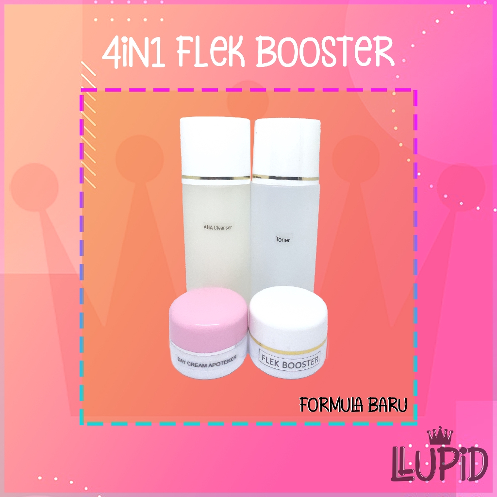 PAKET 4in1 FLEK BUSTER / BOOSTER  FACE WHITENING ORIGINAL