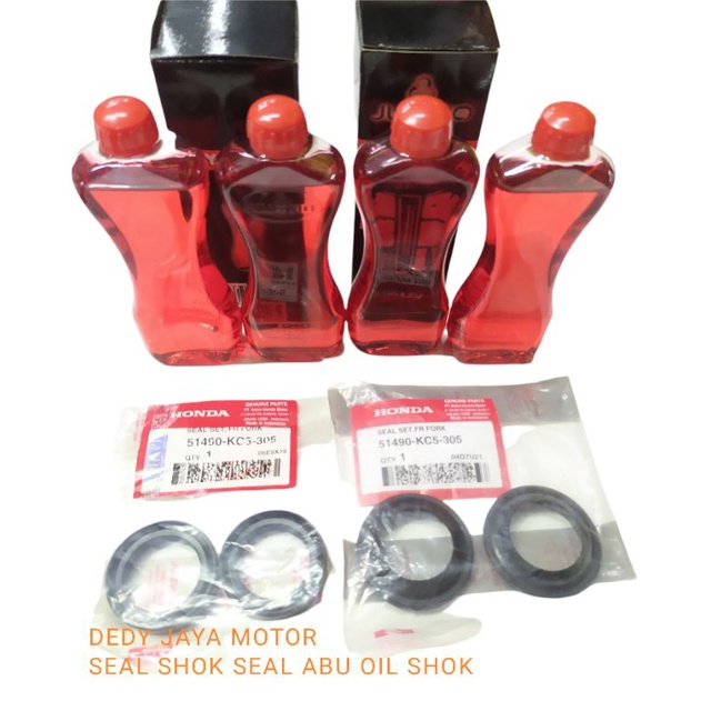 SEAL SHOK PLUS SEAL ABU PLUS OIL SHOK 2KOTAK VERZA, MEGA PRO NEW PNP PCX 150 OEM