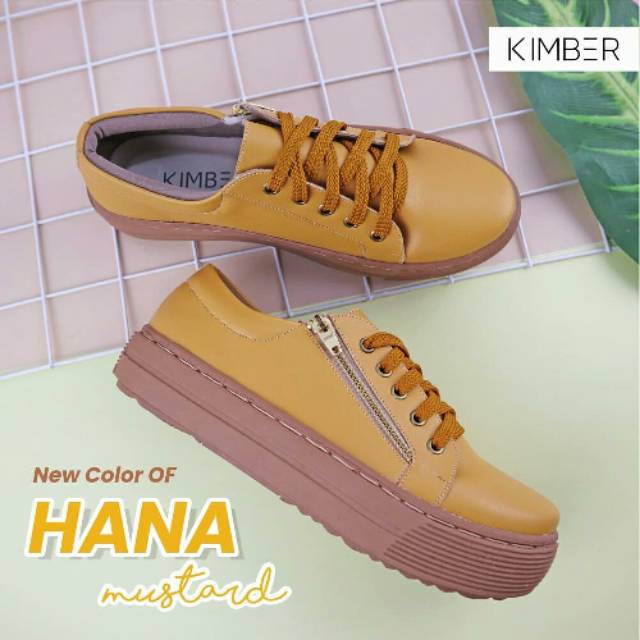 PO Best Seller Kimber Hana Mustard - Kimber Shoes Hana Kuning Mustard