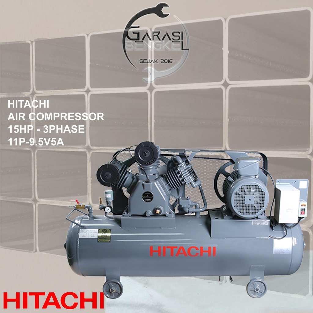 Hitachi 11P-9.5V5A Kompresor Angin