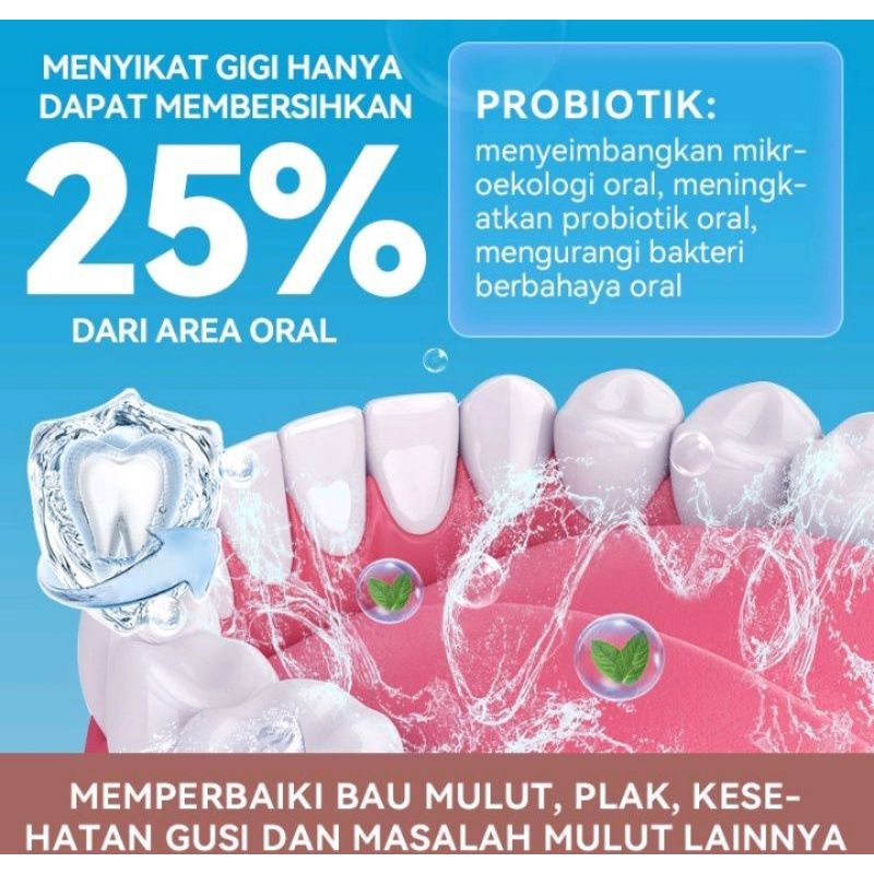 ‼️READY‼️METOO OBAT KUMUR PROBIOTIK FRESH MINT MOUTHWASH / OBAT KUMUR BPOM 100ml