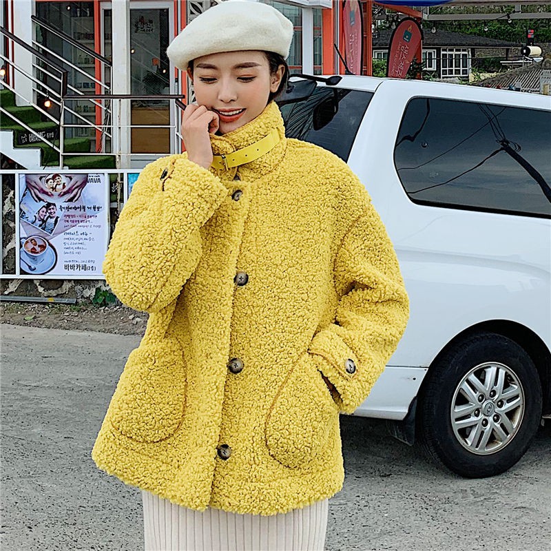 Women Winter Warm Teddy Coat 2019 Fashion Faux Fur Coat Lamb Fur Jacket Ladies Basic Jacket Parka