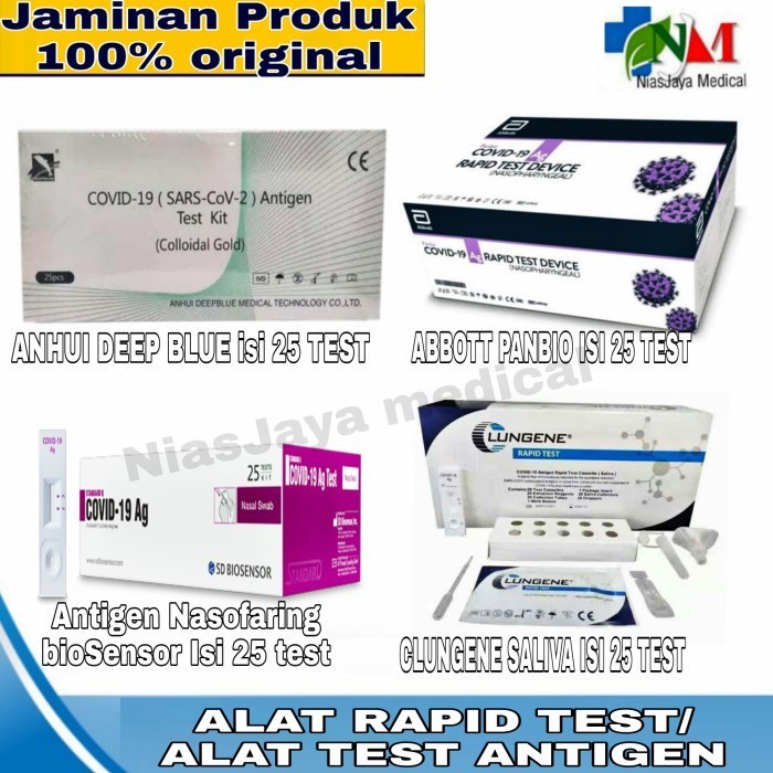 ALAT SWAB ANTIGEN OMICRON/ALAT RAPID TEST/SWAB ABBOTT BIOQUICK ANTIGEN - Lungene