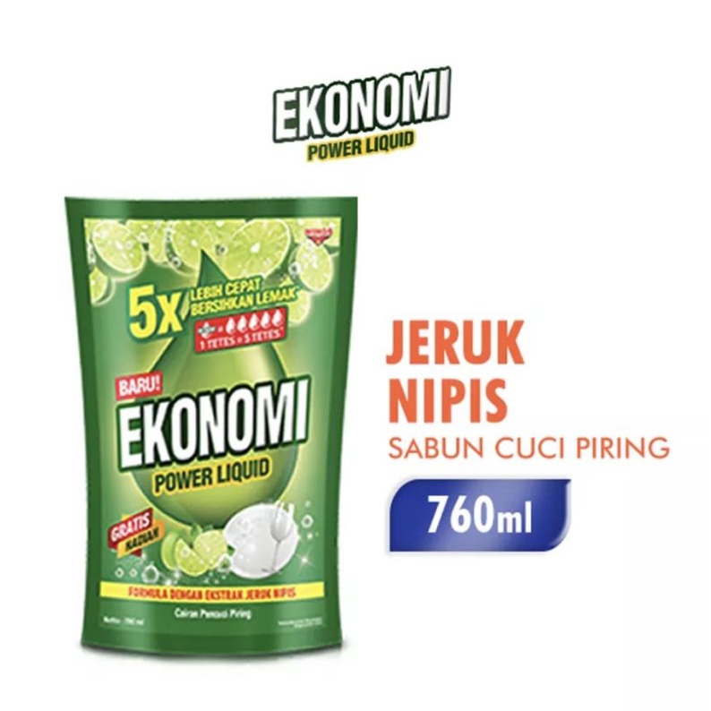 EKONOMI Pencuci Piring Liquid 760ml