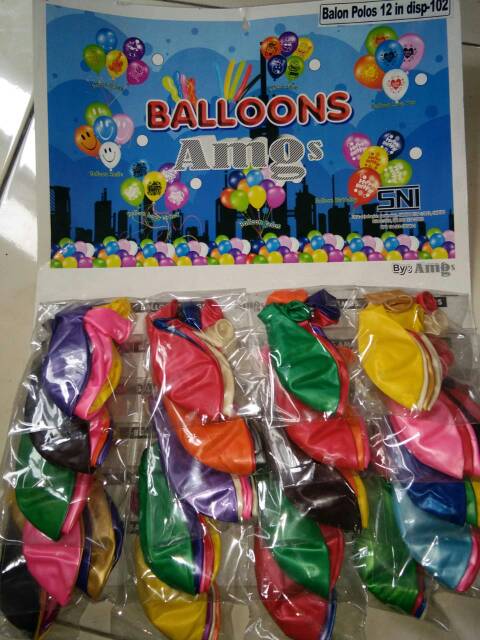 Ballon AMG'S dan Yoeker isi 20pcs