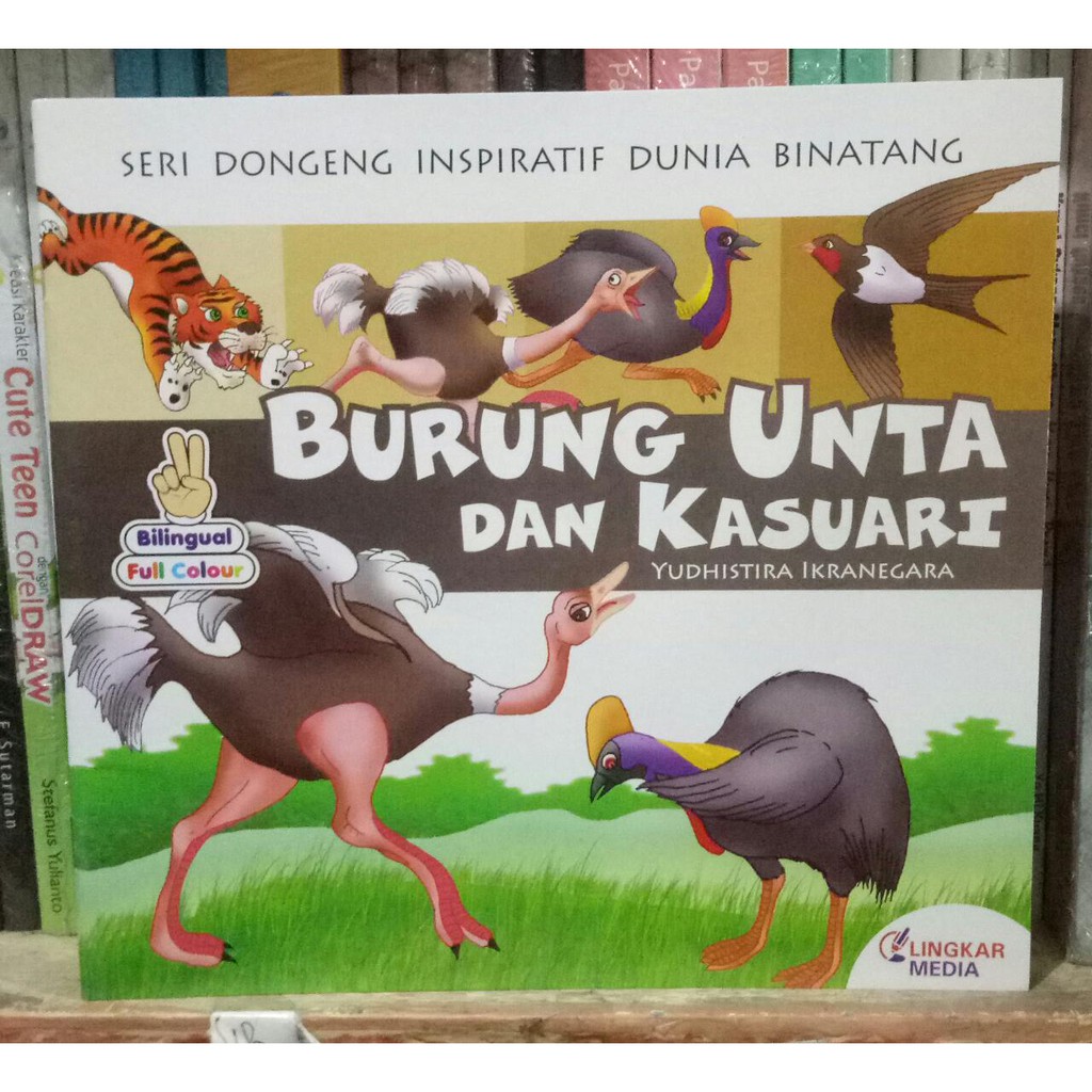 Burung Unta Dan Kasuari Seri Dongeng Dunia Binatang Lingkar Media Shopee Indonesia