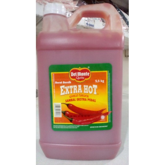 

Delmonte Extra Hot (sambal ekstra pedas) 5,5 Kg