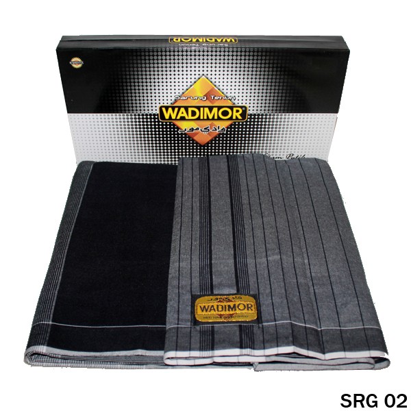 Sarung Tenun Muslim Motif Hitam Putih (COMB)