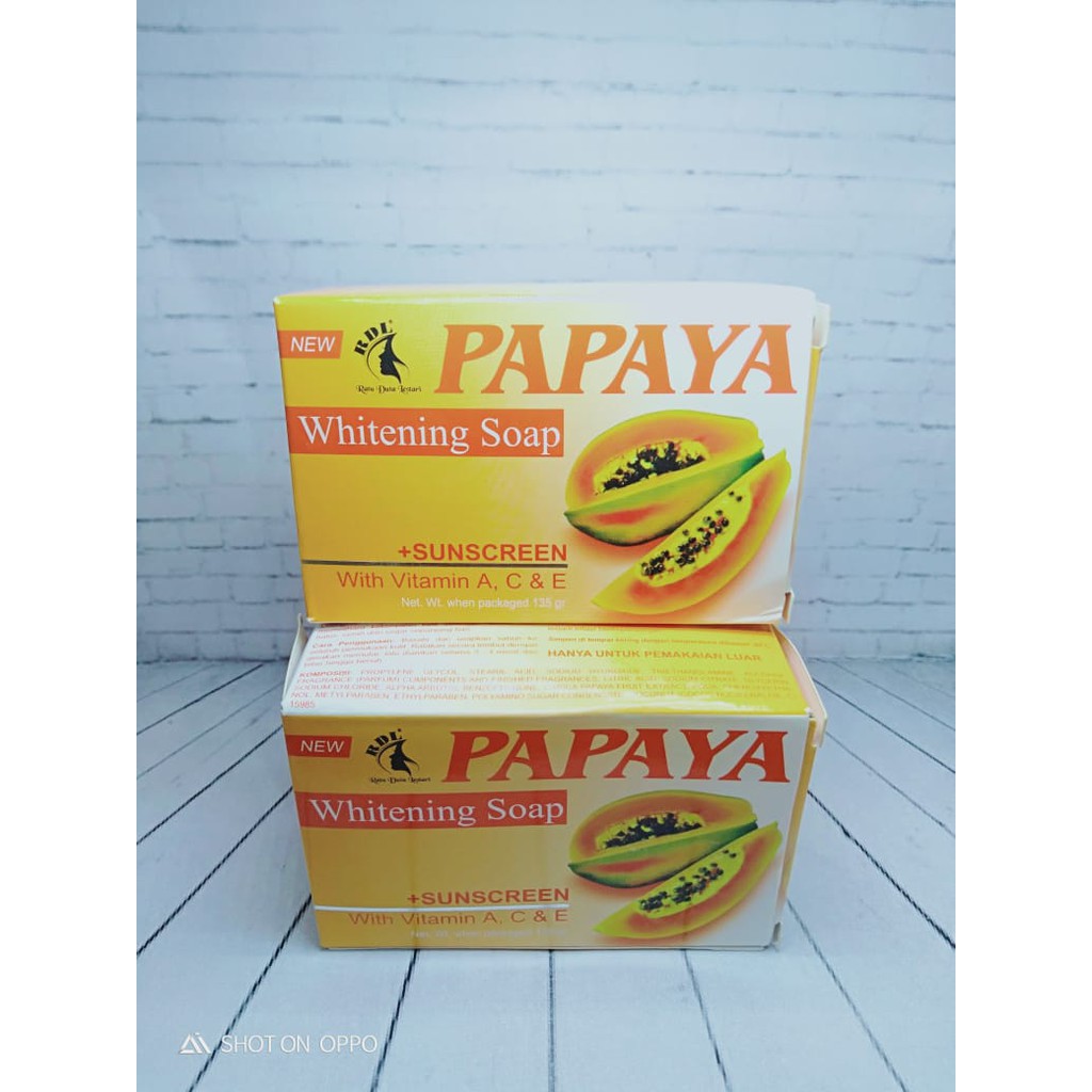 Asli RDL PAPAYA Brightning Soap - Sabun Pepaya