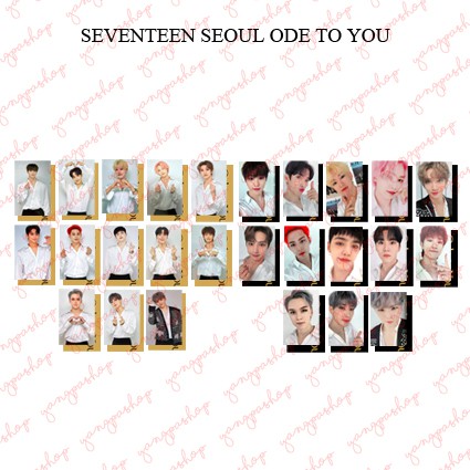 [READY / SET] SEVENTEEN ODE TO YOU IN SEOUL SVTN PHOTOCARD FAN MADE UNOFFICIAL BLURAY DVD BLU RAY YA