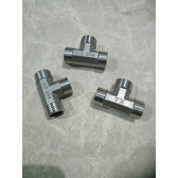 NEPEL T DRAT LUAR UKURAN 1/2 INCH STAINLESS304