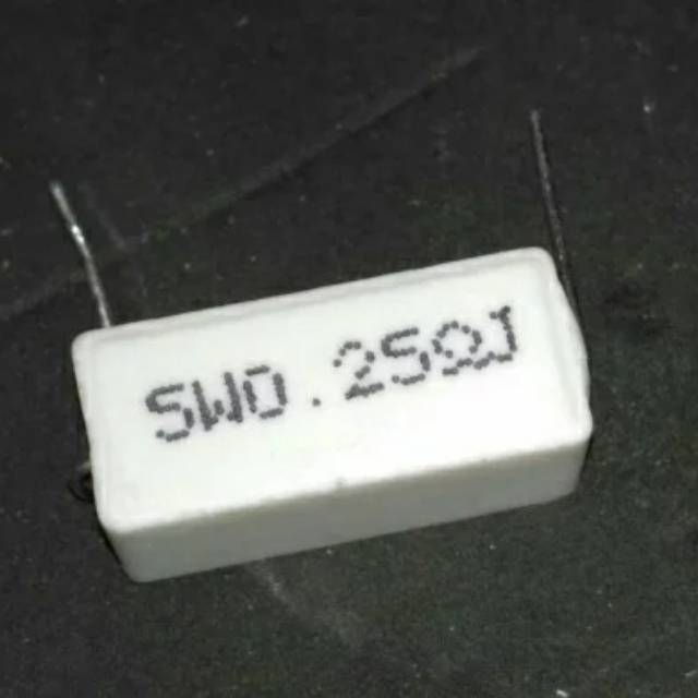 Resistor 5 watt 0,25 ohm 0r25 0.25 0r33 0,33r 0,33r
