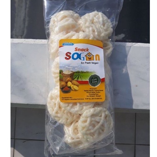 

《 Khusus Grab dan Gojek 》Kerupuk - Krupuk Keriting Sogan Vegan & Vegetarian