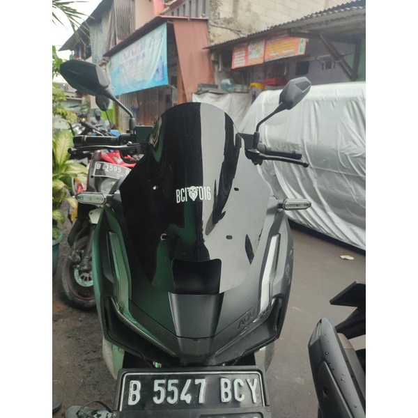 WINDSHIELD HONDA ADV150 SPORTY TDR RACING JENONG V2 MINI. VISOR ADV150