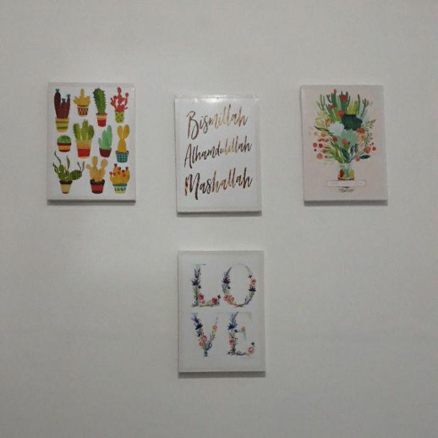 Paket Wall Decor Isi 6pcs