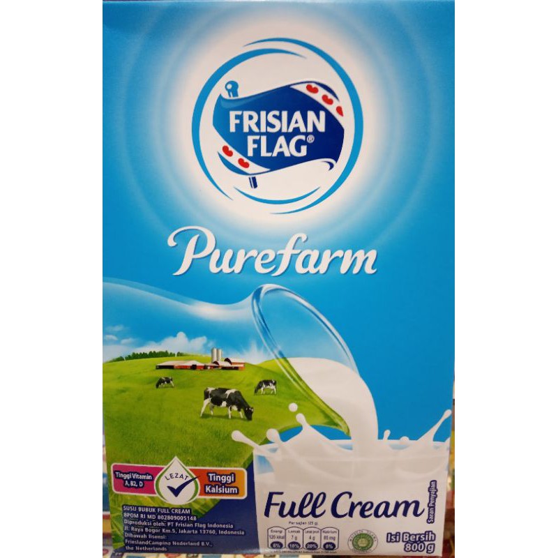 

FRISIAN FLAG PUREFARM FULL CREAM 800GR