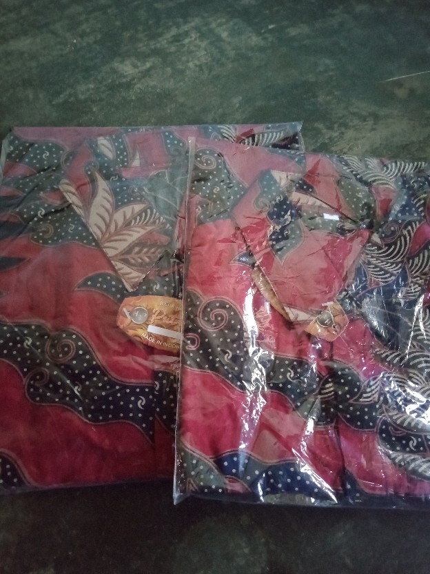 Size M L Xl Xxl  Batik Pria Lengan Pendek Hem Batik Galaxsi Baju Batik Pria