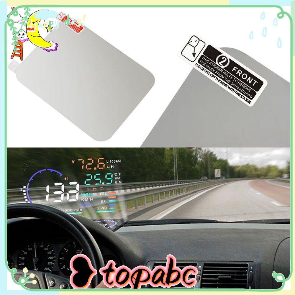 Top Stiker Kaca Depan Mobil Reflektif Transparan Untuk Proyektor Hud Gps / Handphone