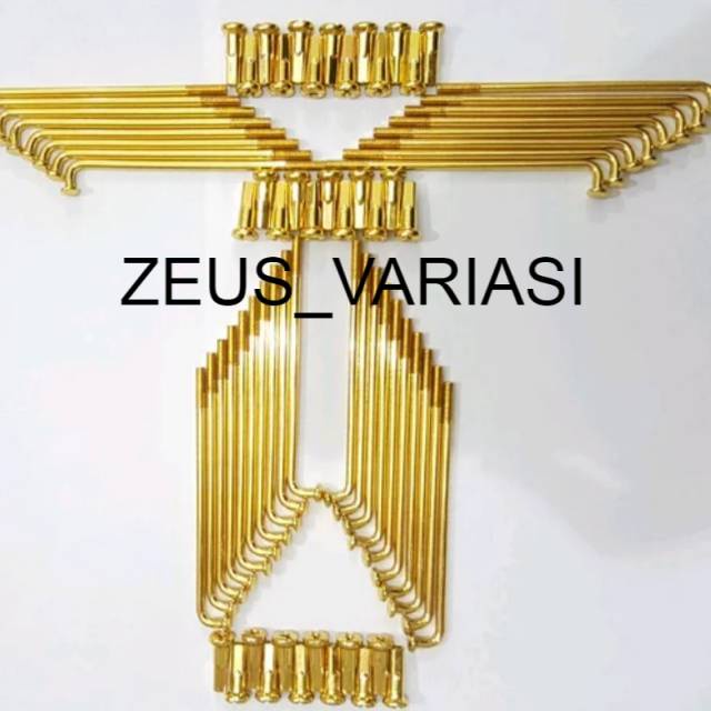 Jari jari ruji gold kuning emas mas batang 9 merek nya p2