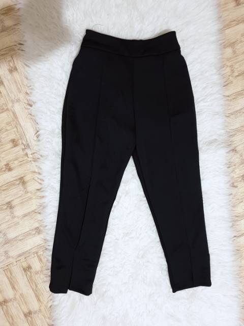 Slitpant bahan scuba import realpict