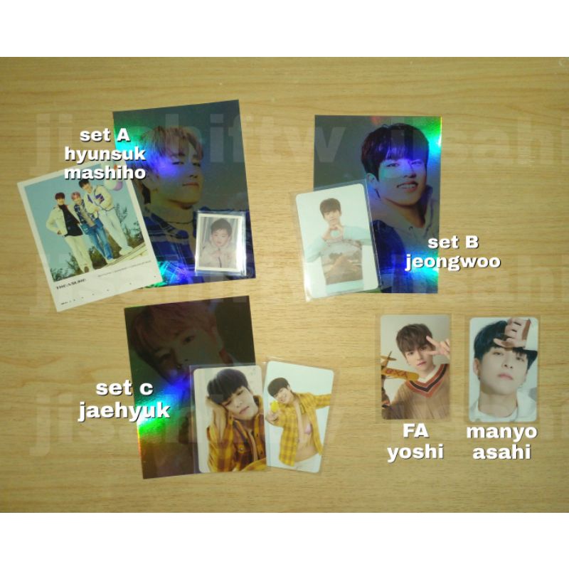 TREASURE OFFICIAL PHOTOCARD - PC MANYO FULL ALBUM POSTCARD - HYUNSUK MASHIHO JAEHYUK ASAHI JEONGWOO