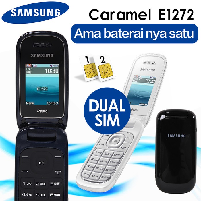SAMSUNG CARAMEL E1272 TERMURAH HP SAMSUNG hp jadul samsung lipat-4