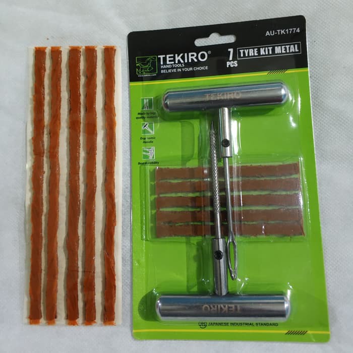 Tambal ban Tubles Stainless Set  - Alat Tambal Ban Tubles + Refill Tekiro ORIGINAL