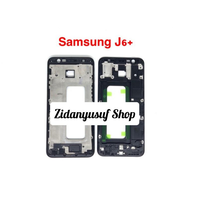 FRAME TULANG LCD SAMSUNG J6 PLUS J6+ J610 / J4 PLUS / J415 TATAKAN DUDUKAN LCD ORIGINAL