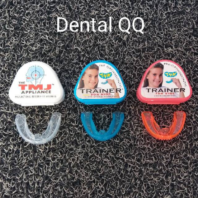 Dental Trainer Gigi Anak T4K biru & pink // TMJ Trainer Gigi Dewasa // T4B Trainer Gigi Pengguna Beh