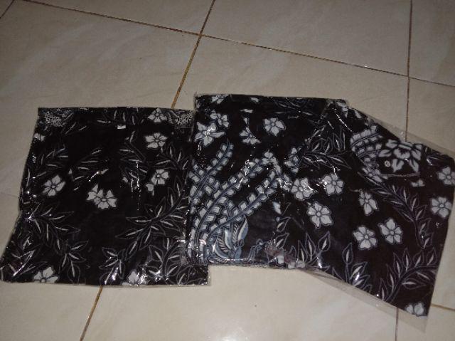 Batik Couple Keluarga Sania Ruffle Ori Ndoro Jowi Dnt Manuk Tarung Putih