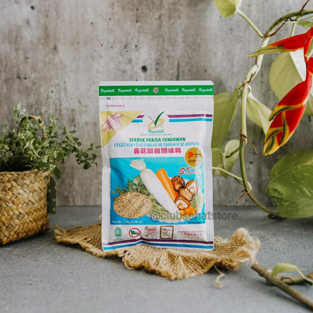 

Vegetalk Vegetarian Mushroom Seasoning (Kaldu No MSG Halal) 150gr