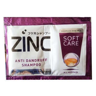 SS Zinc Shampoo Sampo 10 ml Active Fresh Cool Hairfall