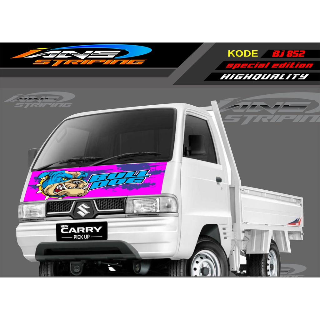 STIKER VARIASI KAP MOBIL CARRY/ STIKER KABIN DEPAN MOBIL CARRY PICK UP / STICKER TERBARU