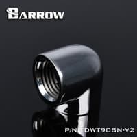 BARROW TDWT90SN-V2 90° Adapter F-F G1/4 Fitting - Silver