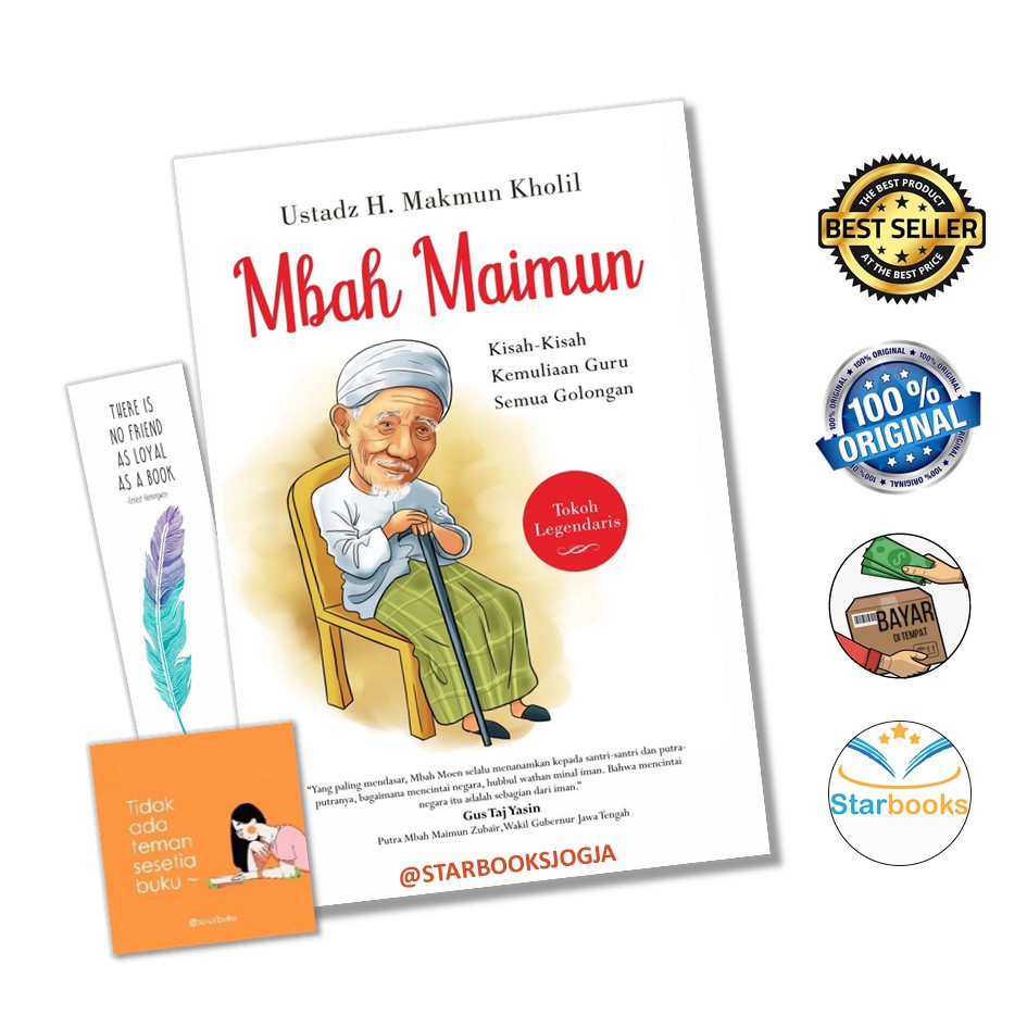 TERBAU BUKU AGAMA MBAH MAIMUN: KISAH2 KEMULIAAN GURU SEMUA GOLONGAN - ARASKA
