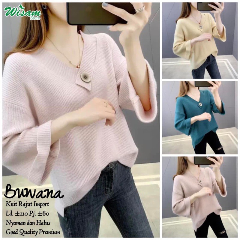 Buwana Blouse Rajut by Wisam