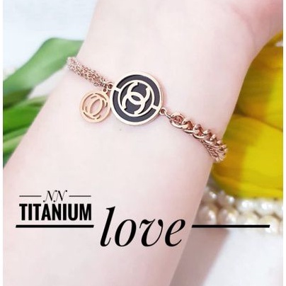 Titanium gelang wanita cantik u233