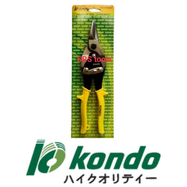 

KONDO / BIG TOP 1352-001 gunting seng Lurus 10 Inch gunting hollow gunting plat baja ringan