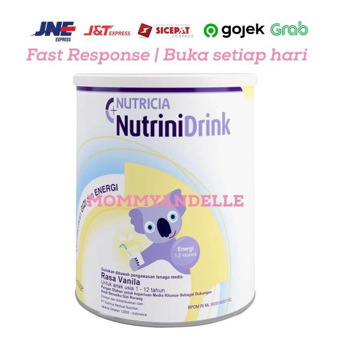 Dijual Nutrinidrink Powder 400 Gram (Nutricia, Nutrinidrink Bubuk) Terlaris