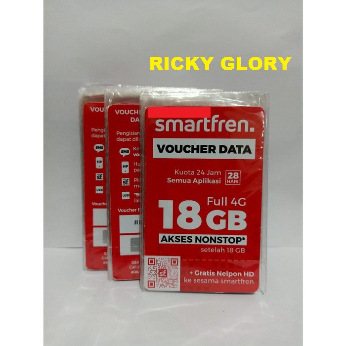 VOUCHER SMARTFREN 18GB NONSTOP