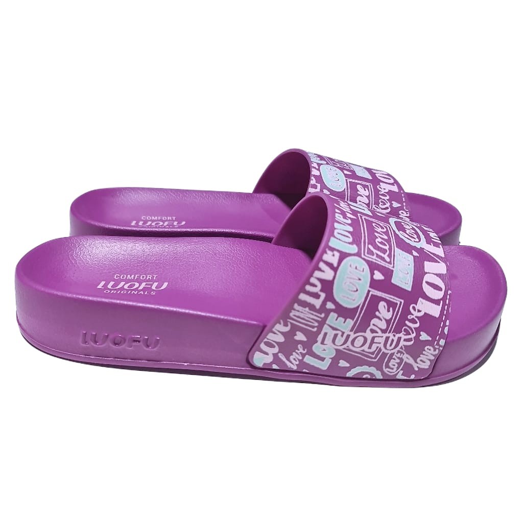 jelly sandal slop karet luofu sendal selop slide kokop import E7151E44S