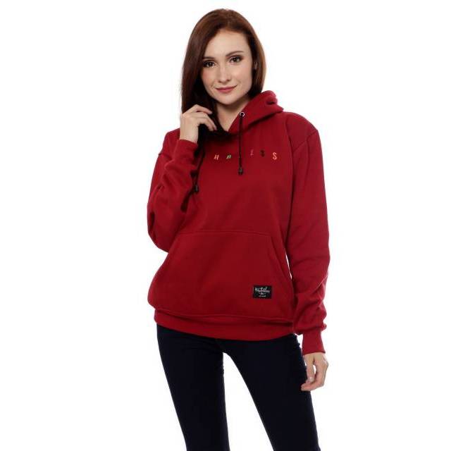 Hoodie mtbs rainbow couple maroon