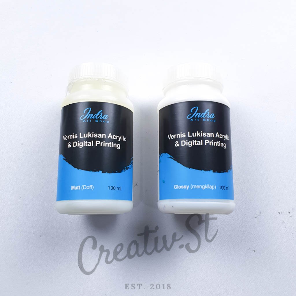 

Cat Varnish Acrylic Clay Vernish Lukis Doff Glossy 100 Ml Pernis Pelapis Akhir Cat