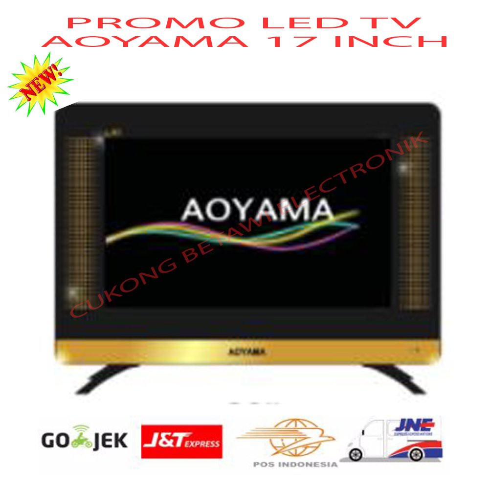 Unik  TV AOYAMA LED 17 INCH USB  HDMI   VGA Promo  Murah