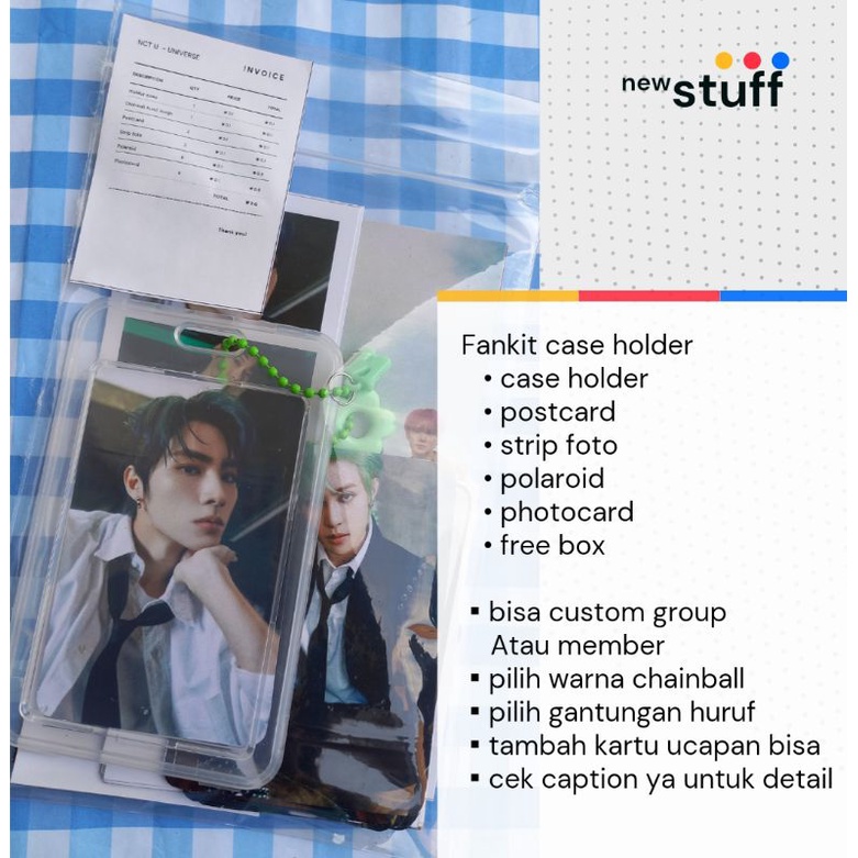 paket photocard holder / fankit holder photocard /custom fankit